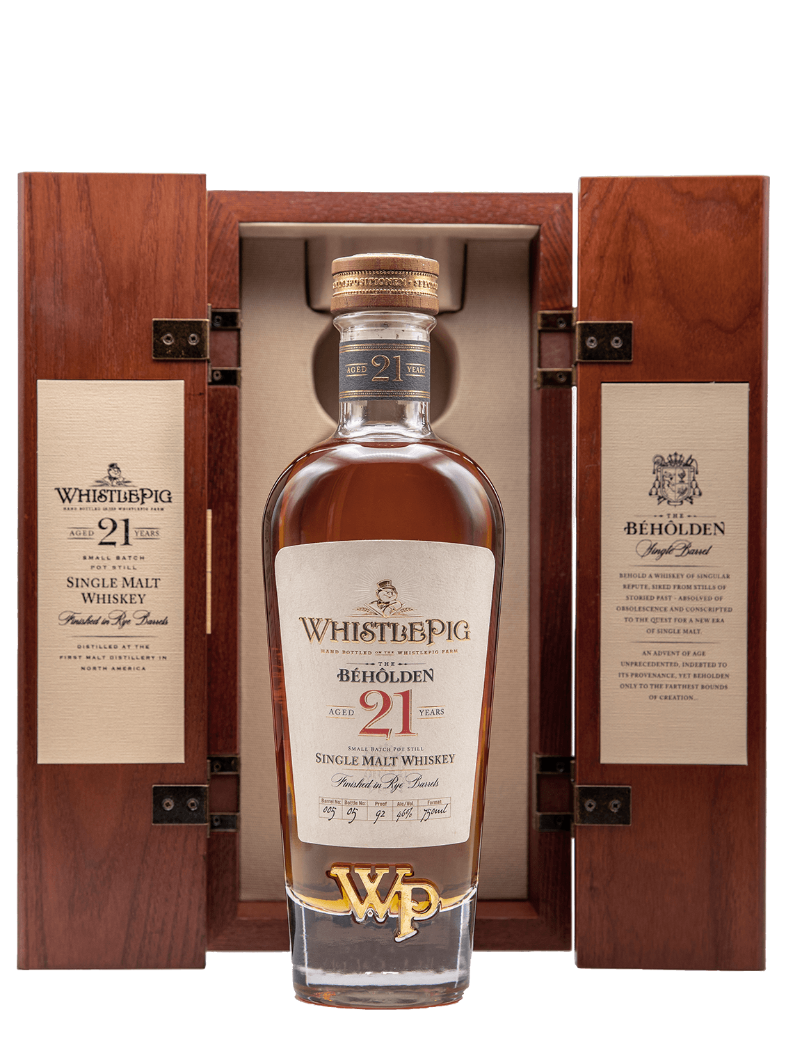 The Béhôlden 21 Year Single Malt Whiskey
